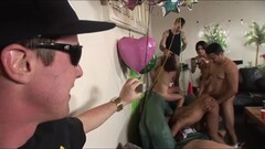Brazzers - Slutty milfs Bobbi Starr & Kristina Rose share cock in anal threesome Thumb