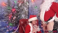 Sexy MILF Sofie Marie Sucks And Fucks Santa Claus Thumb