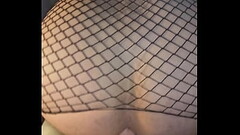 Pounding My Asshole While Wearing Fishnet Stockings Thumb