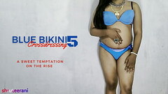 BLUE BIKINI PART 5 - CROSSDRESSING BY INDIAN SHEMALE Thumb